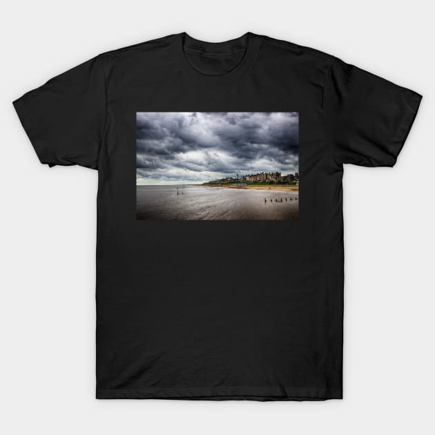 Stormy Seaside T-Shirt by InspiraImage